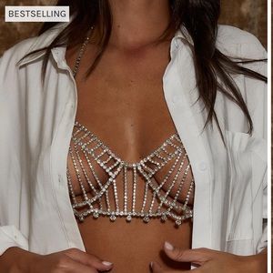12th Tribe Trixie Rhinestone bralette